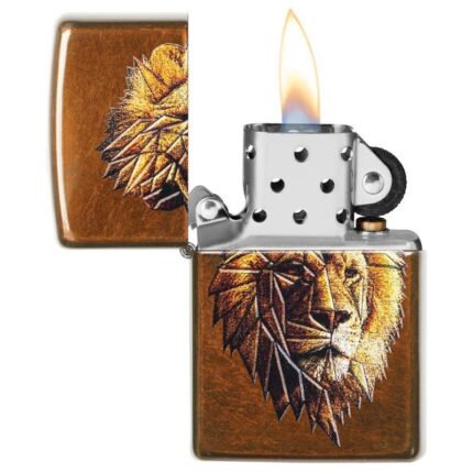 Зажигалка Zippo (зиппо) №29865 Polygonal Lion Design