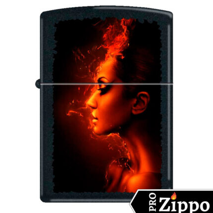 Зажигалка Zippo (зиппо) №218 BURNING WOMAN Девушка-огонь