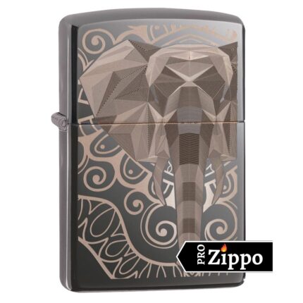 Зажигалка Zippo (зиппо) №49074 Elephant Fancy Fill Design