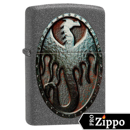 Зажигалка Zippo (зиппо) №49072 Metal Dragon Shield Design