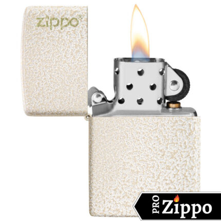 Зажигалка Zippo Classic с покрытием Mercury Glass, латунь/сталь, белая, матовая