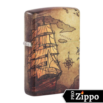 Зажигалка Zippo (зиппо) №49355 Pirate Ship