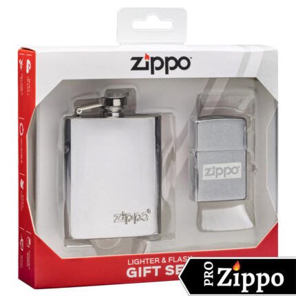 Набор Zippo: фляжка 89 мл и Зажигалка Zippo (зиппо)