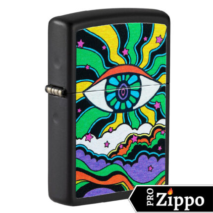 Зажигалка Zippo (зиппо) №49699 Black Light Eye Design