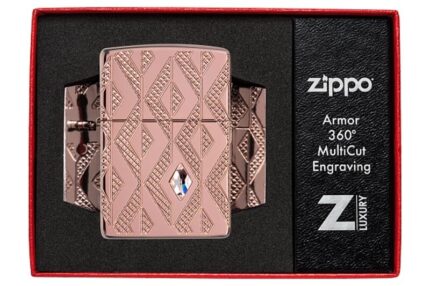 Зажигалка Zippo (зиппо) №49702 Armor® Geometric Diamond Pattern Design